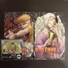 Dr.STONE ポストカード 缶バッジ