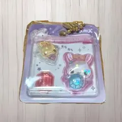 平成メモリーうるちゅるPOPシール プチキーホルダー(フワフワらびちゃんB)