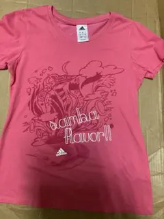adidas ★ピンク Tシャツ J/S samba flavor!!