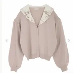 アクシーズファム♡ローズガーデン襟ニットカーデ♡春カーデ