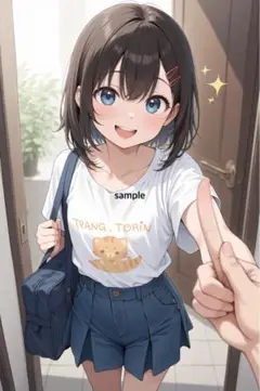 m528 AIイラスト　かわいい　A4ポスター