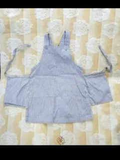 COMME CA ISM ストライプオーバーオール 100cm