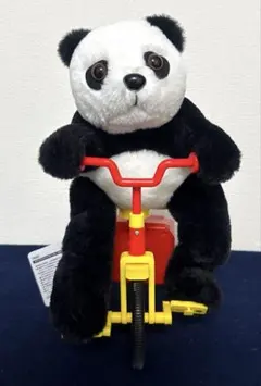 【タイムセール】【新品タグ付き】【タイトー】チャリパンダ ギミックぬいぐるみ2