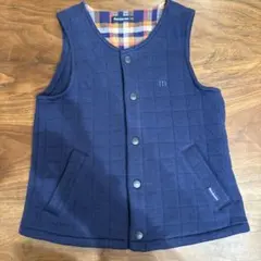 mountainjohn キルティングベスト 110 ネイビー