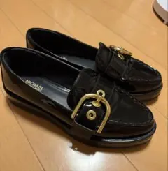 MICHAEL KORS ブラックローファー 23.0 23.5 マイケルコース