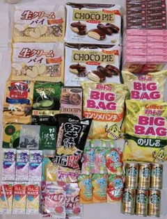 大人気お菓子 スナック ジュース チョコ 詰め合わせ 54点セット まとめ売り