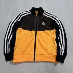 ☆美品　アディダス　ジャージ　ジャケット　スリーストライプス　メッシュ　110