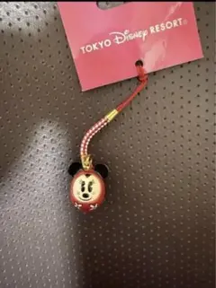 東京ディズニーリゾート ミニー だるま ストラップ　日本　限定品　レアのサムネイル