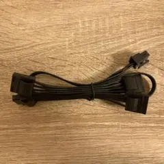 【新品】Corsair電源ケーブル（6ピン）→（ペリフェラル4ピン×3）