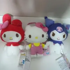 サンリオキャラクターズ　いちごがま口ポーチ