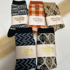 Vivienne Westwood アーガイル柄ソックス 22.5-24.5cm