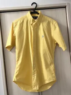 Ralph Laurenクラシックフィット 半袖シャツ インパクト21 イエロー