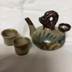 未使用　沖縄　やちむん　カラカラ　おちょこ