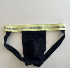 カルバンクライン　ジョックストラップ　L(M) 黒　スポーツインナー　ケツワレ
