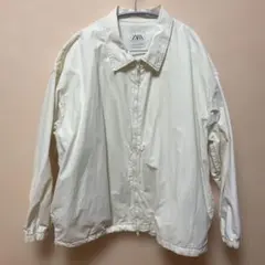 ZARAオフホワイト　アウター　L