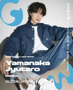 〈山中柔太郎さん　着用〉GLOBAL WORK イージーケアブロードシャツ