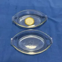 PYREX パイレックス グラタン皿 2枚