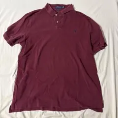 Polo Ralph Lauren XL バーガンディ ポロシャツ