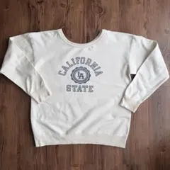 Mixta ミクスタ made in USA スウェット トレーナー L 白のサムネイル