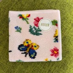 FEILER ハイジ　ハンカチ　ピンク