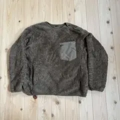 UNIQLO ユニクロ　プルオーバーフリーストップ　ブラウンM