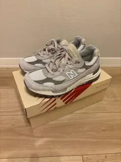 【美品】newbalance992 Moonrock/mushroom タグあり