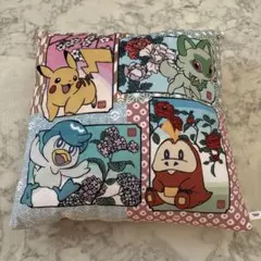ポケットモンスター ポケモン　座布団クッション WAGARA ART 和柄　日本のサムネイル
