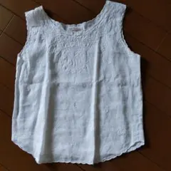 リネン ノースリーブ