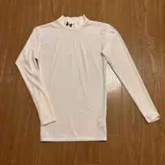 アンダーアーマー アンダーシャツ 長袖 白 MD