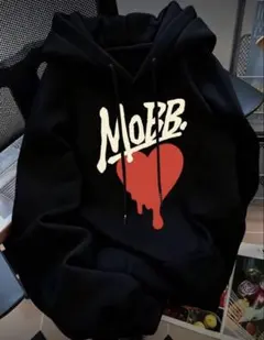 早い者勝ち‼️MOBB スウェット パーカー 黒 ブラック Mサイズ MoBB モブ ブラック パーカー M - メルカリ
