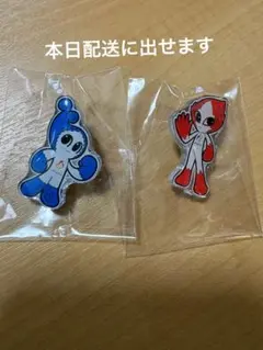 【非売品】アジア競技大会　アジアパラ競技大会　バッジ　ホノホン　　ウズミン