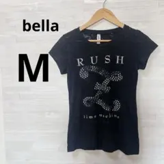 bella [M] ロゴ Tシャツ ブラック 黒