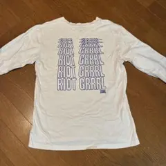 エックスガール　ロンＴ　ホワイト