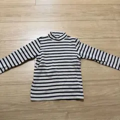 無印良ストライプ 長袖カットソー 120cm 2枚セット