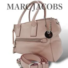 MARC JACOBS ハンドバッグ2way ショルダーバッグ 斜め掛け 牛革
