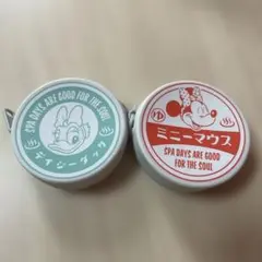 ディズニー まったり牛乳コスメポーチ ガチャ　ミッキー&ミニー