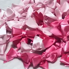 サテンリボン ピンクセット 約5cm多数