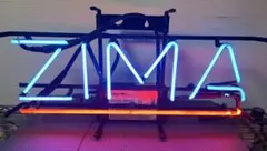 激レア　ZIMA/ジーマネオン管/ディスプレイ　非売品　ガレージ