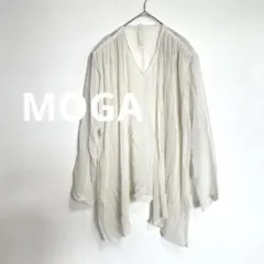 モガ　MOGA シアーシフォンブラウス　レディース　アイボリーのサムネイル