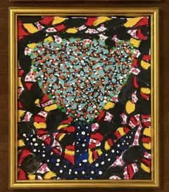 Toshiko 抽象画 水彩画 アート作品「蛾の鱗粉」 Toshiko 水彩画 アート作品 抽象画「いそぎんちゃくな花」 - メルカリ