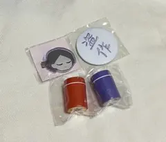 ヨルシカ 盗作再演 ヘアピン 缶バッジ スタンプ ガチャ 4点セット