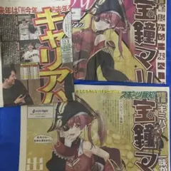 【匿名配送】宝鐘マリン ソロライブ 新聞