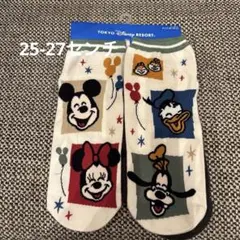 東京迪士尼度假區 角色襪子 25-27公分