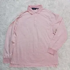 POLO GOLF ラルフローレン 長袖 ポロシャツ ホース刺繡 ボーダー