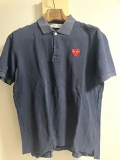PLAY COMME des GARCONS ポロシャツ ネイビー Lのサムネイル
