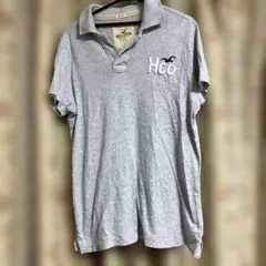 HOLLISTER グレーのポロシャツのサムネイル