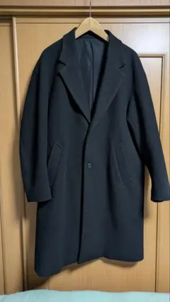 チェスターコートブラック