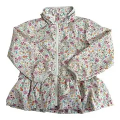 女の子　パーカー　花柄　120cm