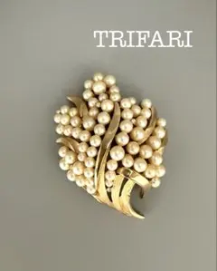 lotuscloud 2538⭐️TRIFARI トリファリ ブローチ ビンテージ