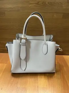 Edit Sheen ワンサイドベルトハンドルハンドバッグ ベージュ